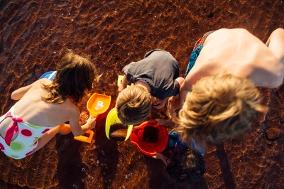sunset photo at the beach of cousins