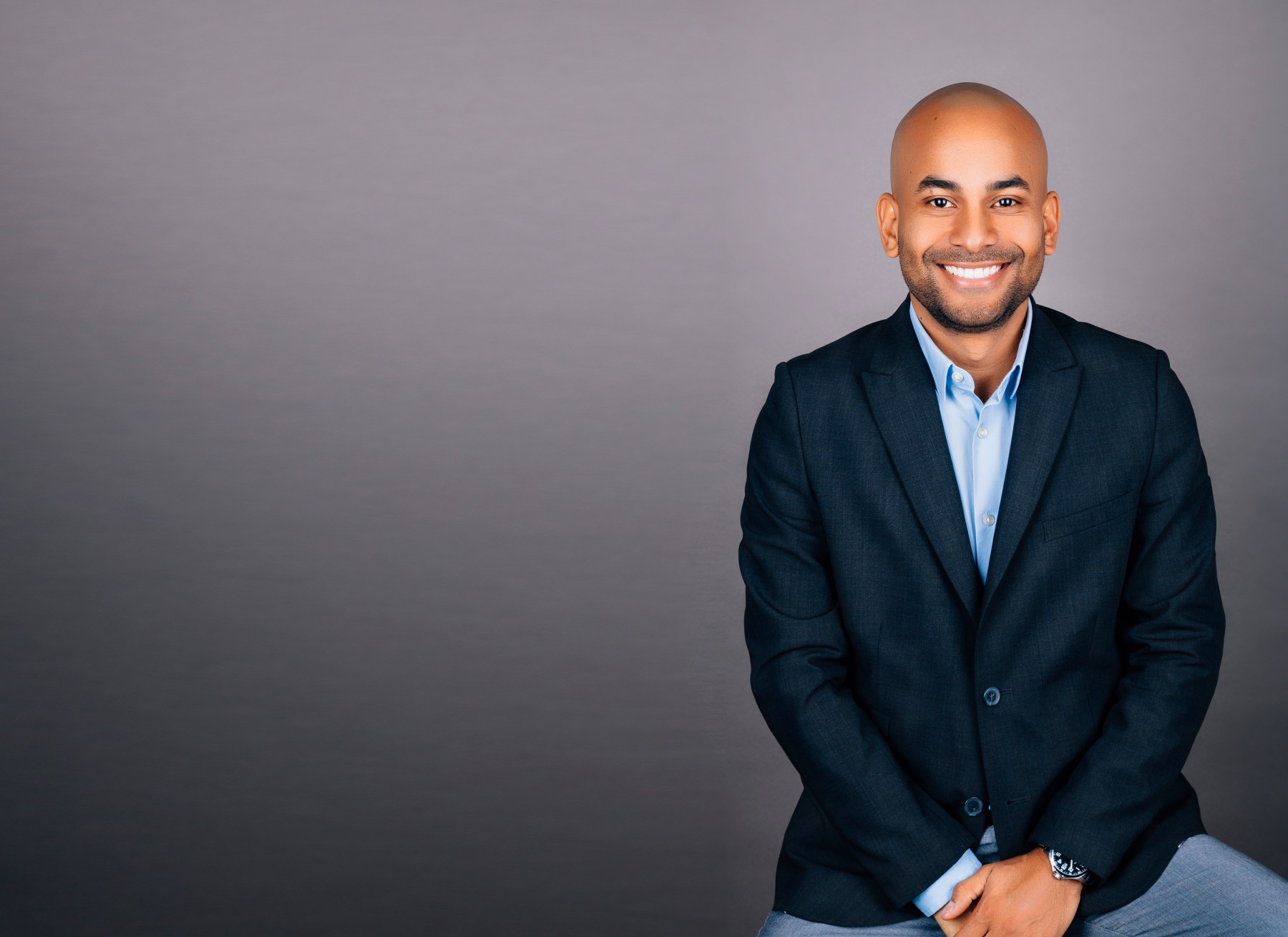 close up of business professional for head shot