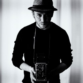 B&W Juan Mendoza's Self Portrait